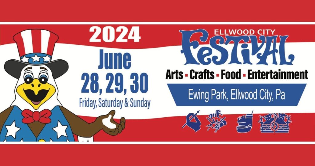 Ellwood City Arts, Crafts, Food & Entertainment Festival Events in PA